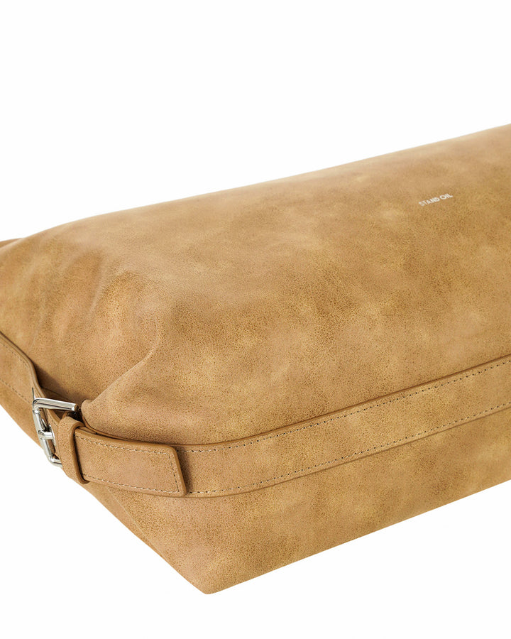 Stand Oil Mushy Bag — Nubuck Slouch Tote — Camel