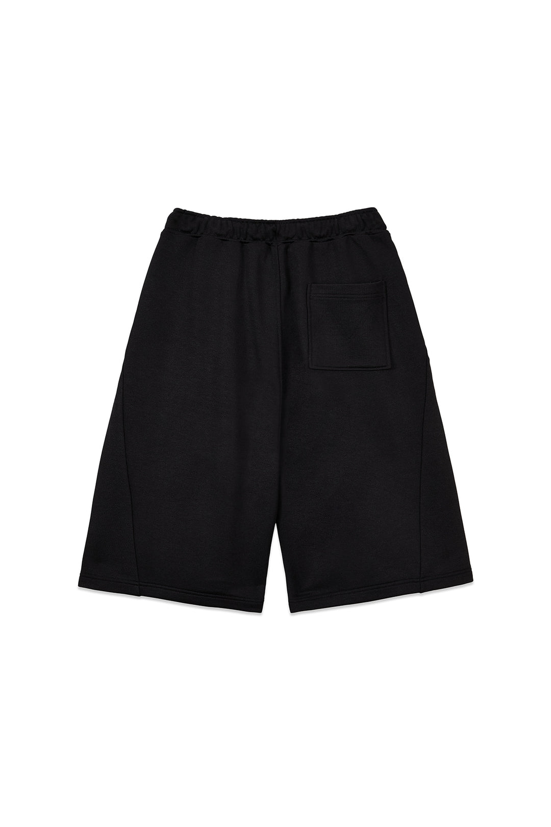 Matin Kim Back Pocket Glitter Bermuda Sweatpants — Black