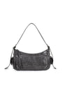 Matin Kim Rivet Point Quad Shoulder Bag — Charcoal