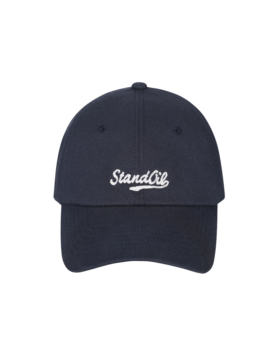 Stand Oil Logo Ball Cap — Navy