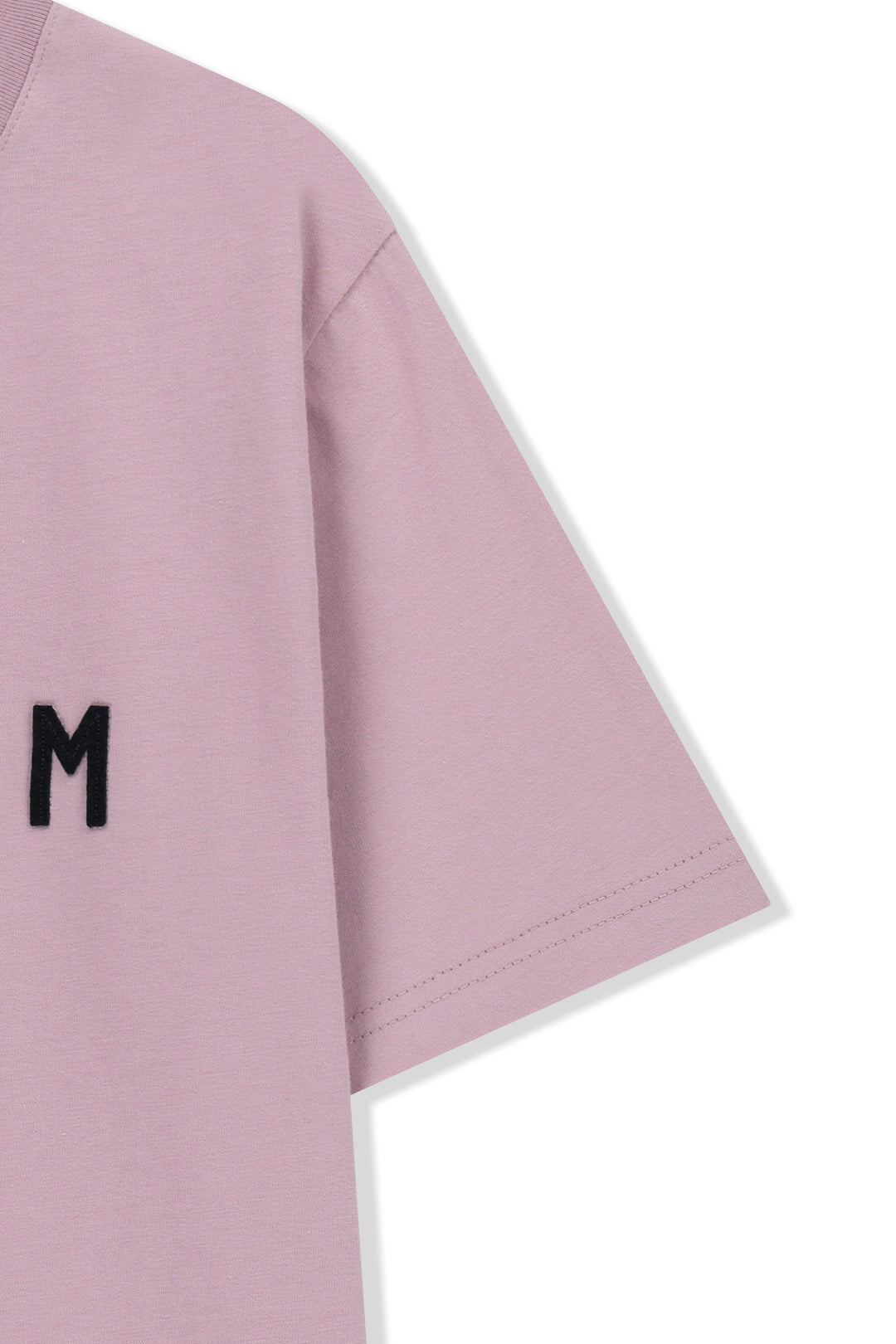 Matin Kim Applique Felt Logo Top — Pink