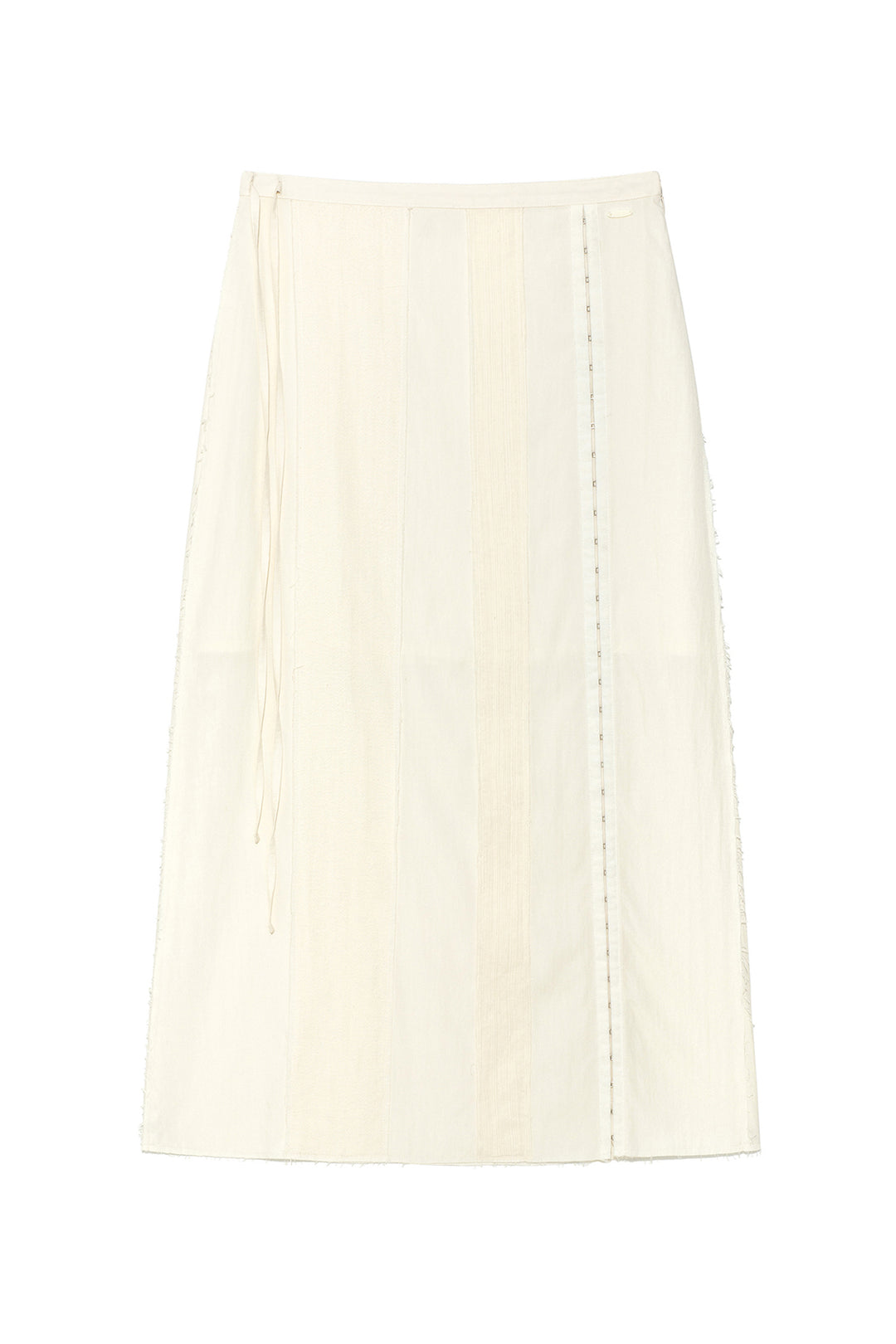 Matin Kim Hook and Eye String Long Skirt — Ivory