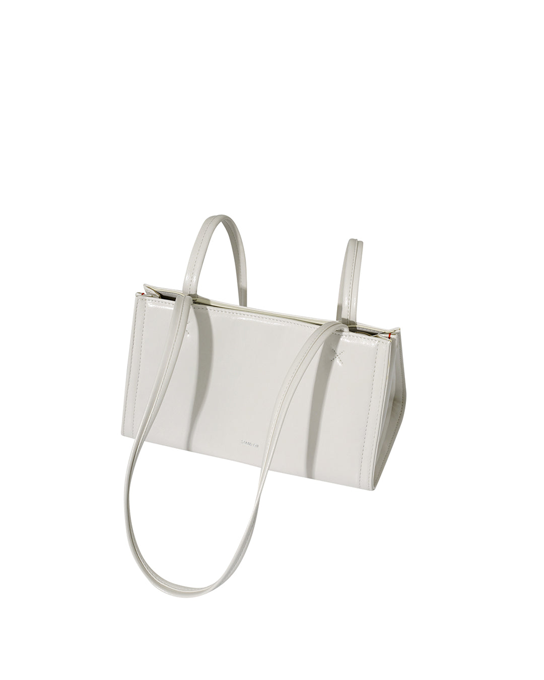 Stand Oil Oblong Tiny Shoulder Bag — Cream