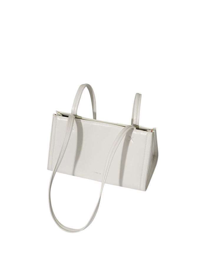 Stand Oil Oblong Tiny Shoulder Bag — Cream