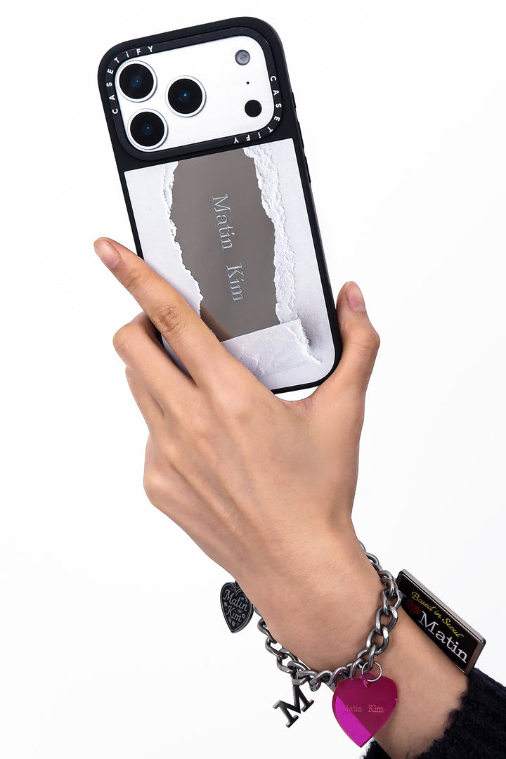 Matin Kim x Casetify Paper Case — Silver