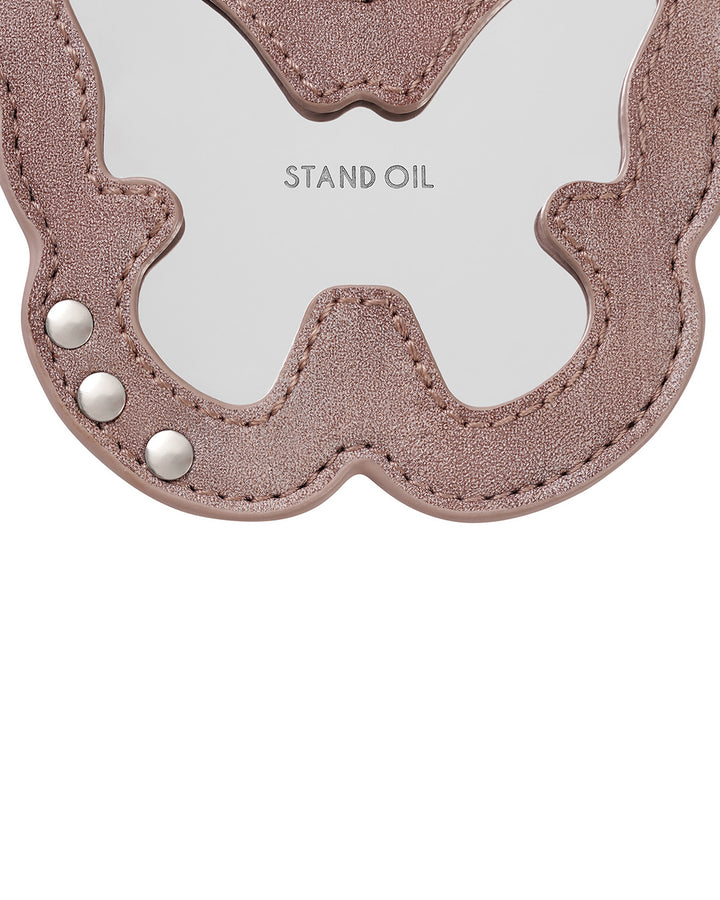 Stand Oil Fleeting Mirror Keyring — Pink