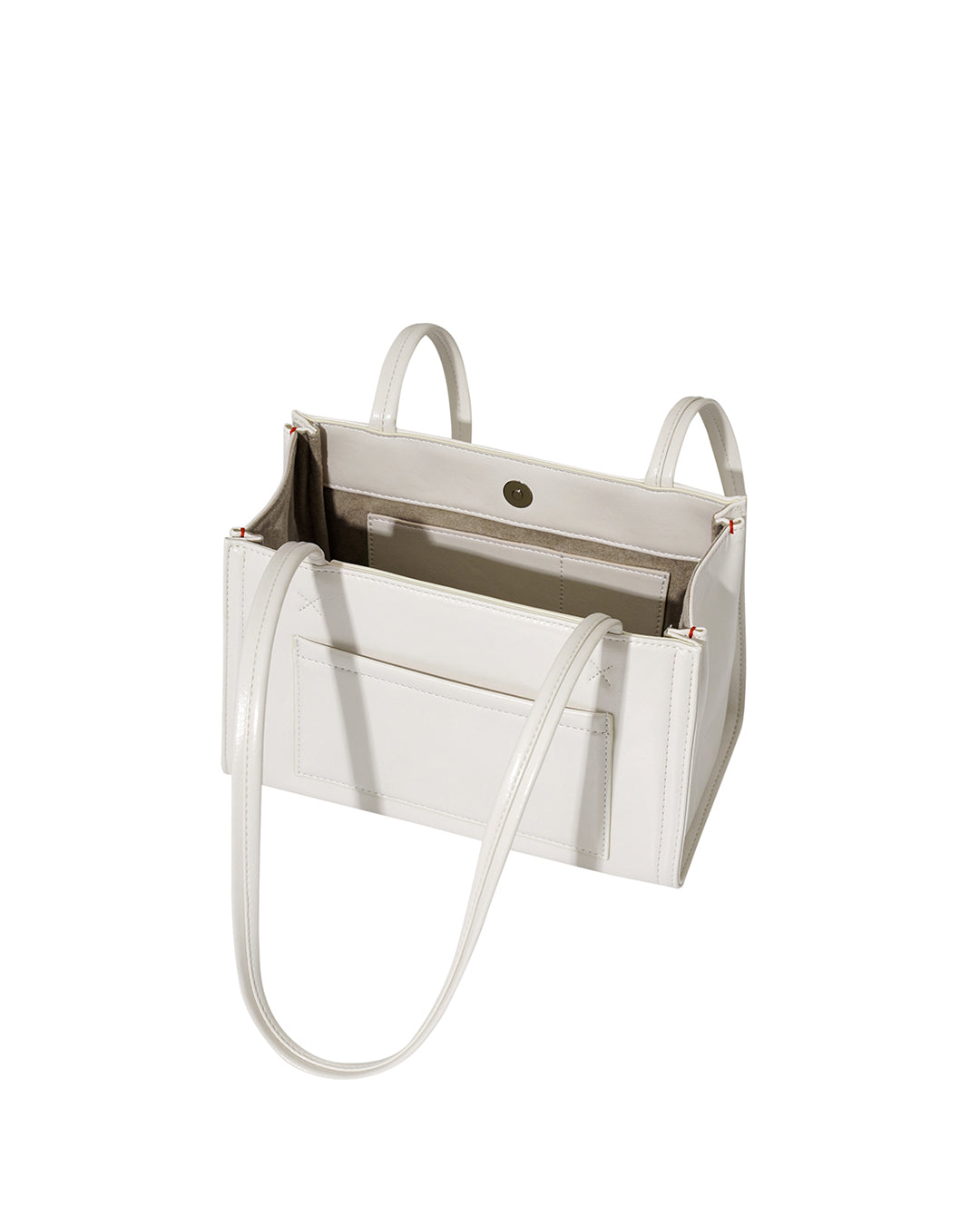 Stand Oil Oblong Tiny Shoulder Bag — Cream