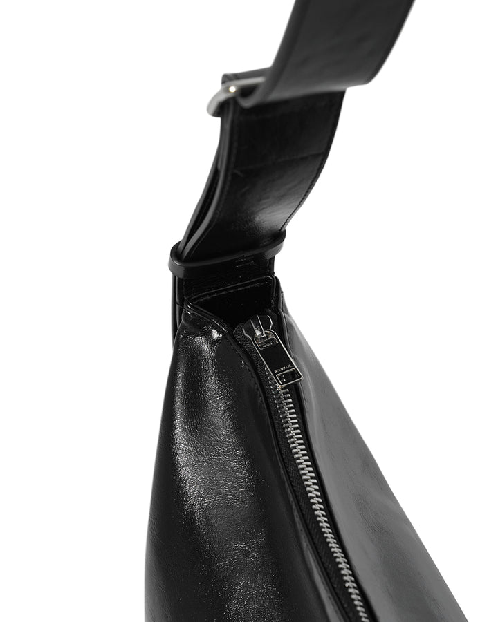 Stand Oil Ooze Bag — Slouchy Crossbody — Black