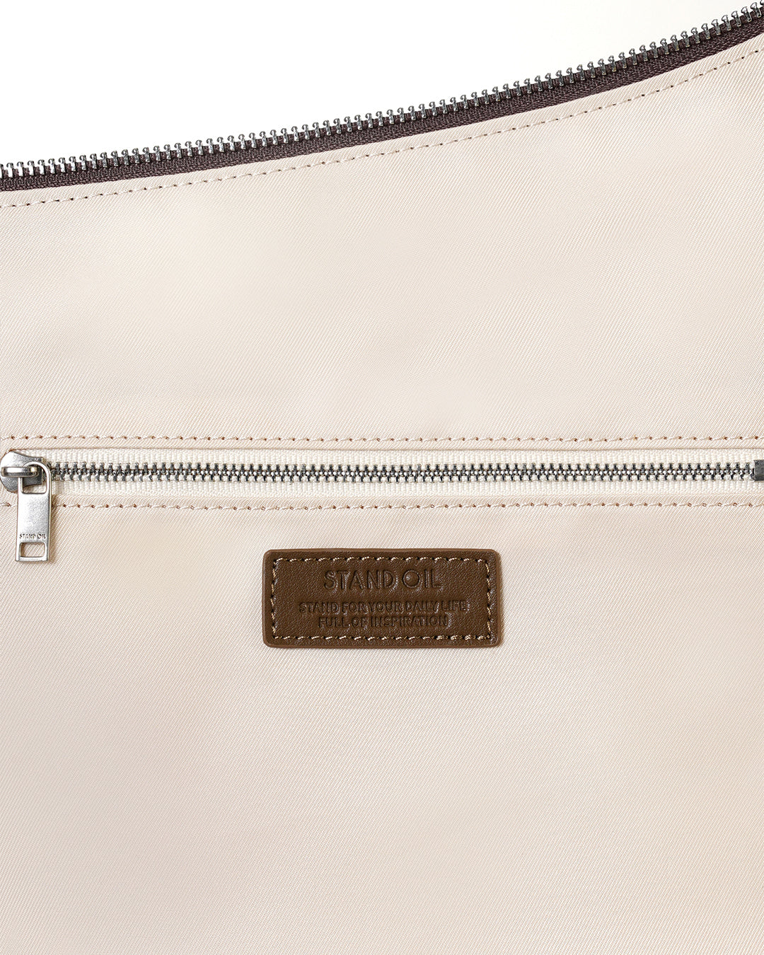 Stand Oil Mauve Bag — Soft Hobo Crossbody — Brown