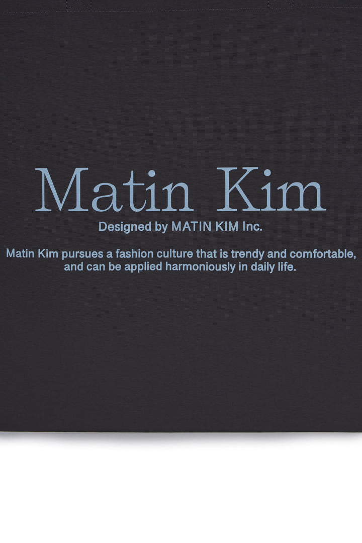 Matin Kim Palette Nylon Eco Bag — Charcoal