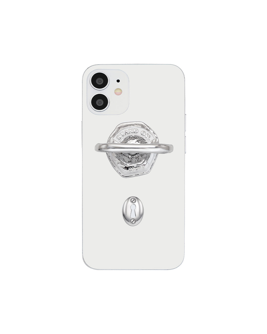 Stand Oil Door Handle Gripring — Silver