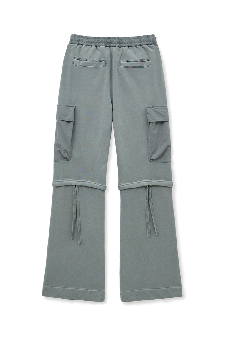 Matin Kim Pigment Dyed Cargo Pants — Light Grey