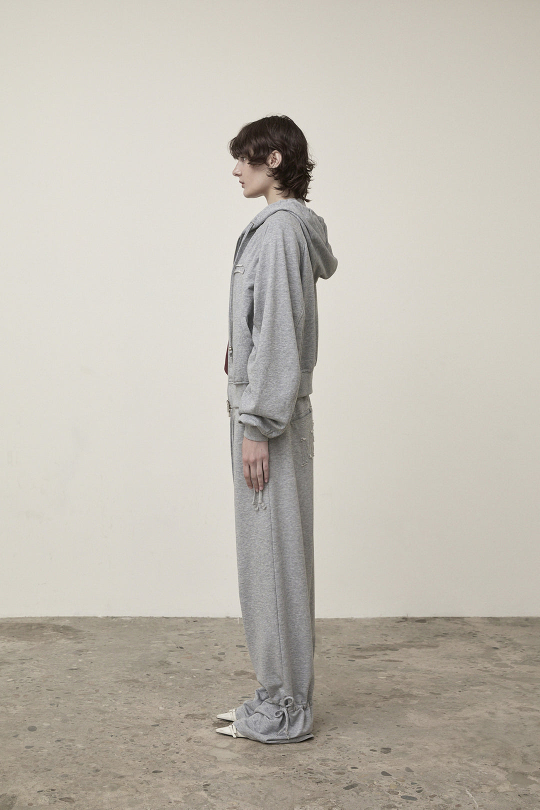 Matin Kim String Detail Sweatpants — Gray