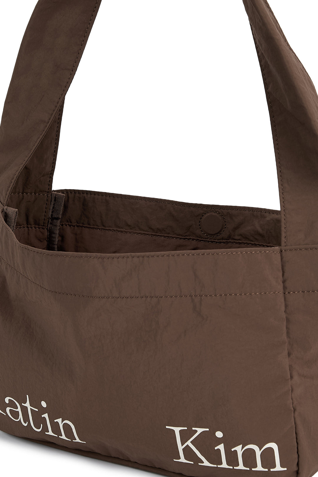 Matin Kim Crisp Mini Ecobag — Brown