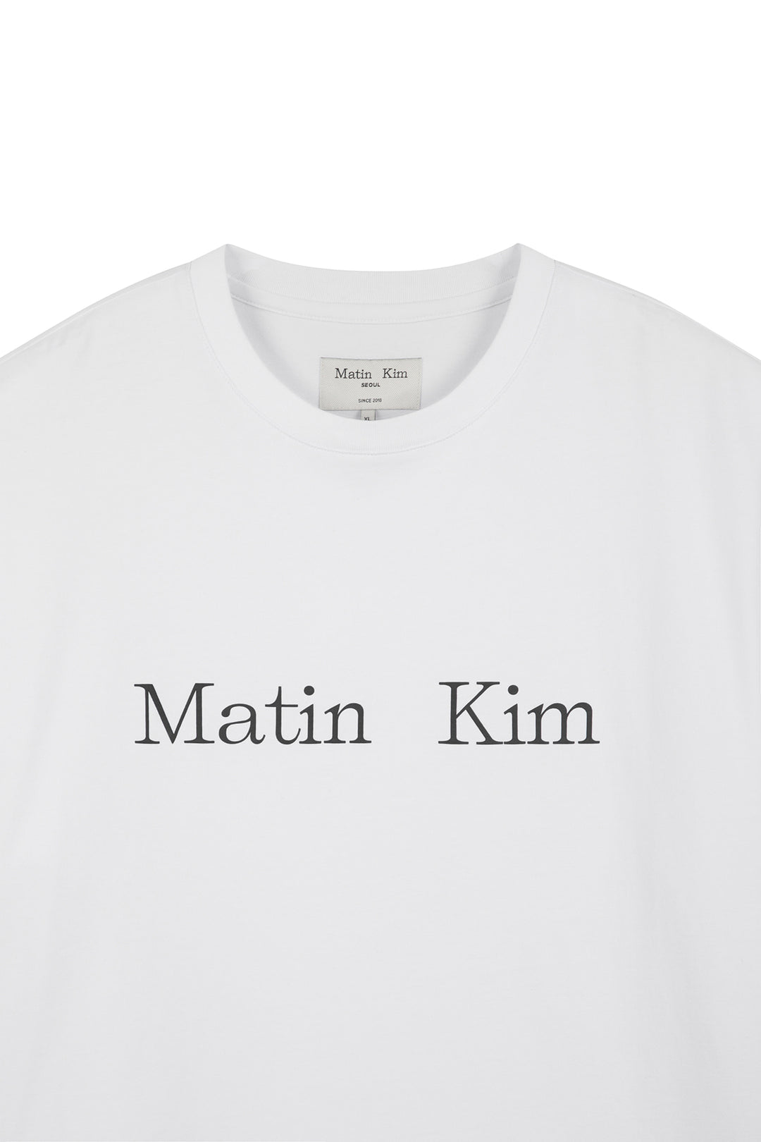 Matin Kim Logo Top — White
