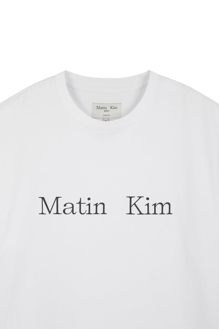 Matin Kim Logo Top — White