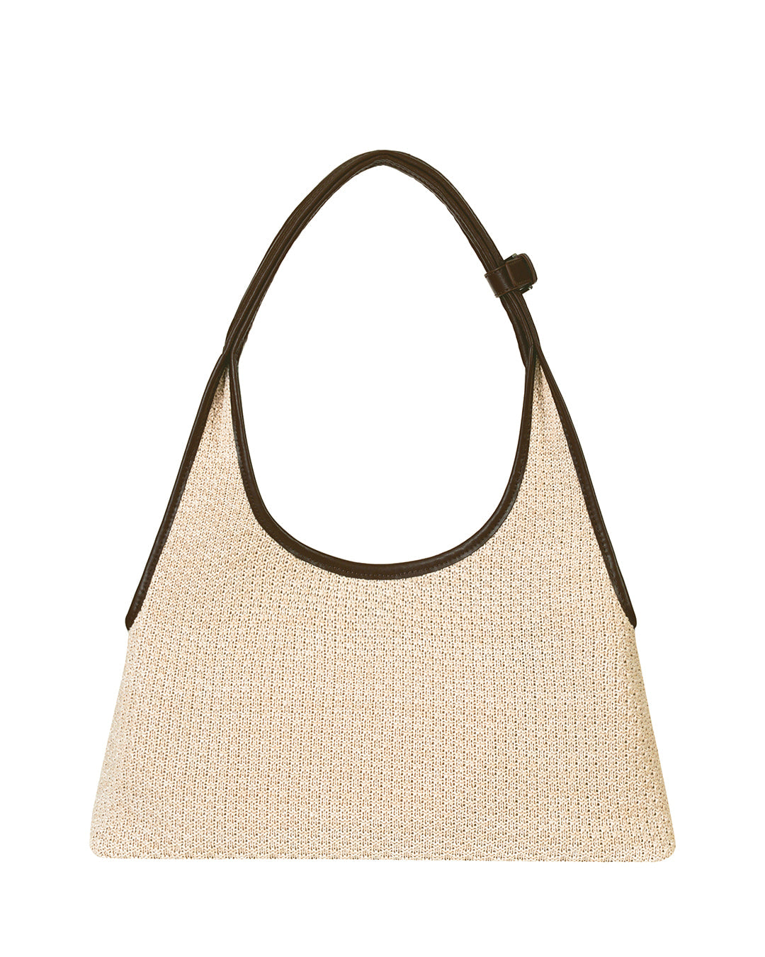 Stand Oil Ringo Bag Mini · Reversible Shoulder Bag — Raffia Brown