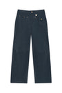 Matin Kim Snap Pocket Point Fatigue Pants — Navy blue