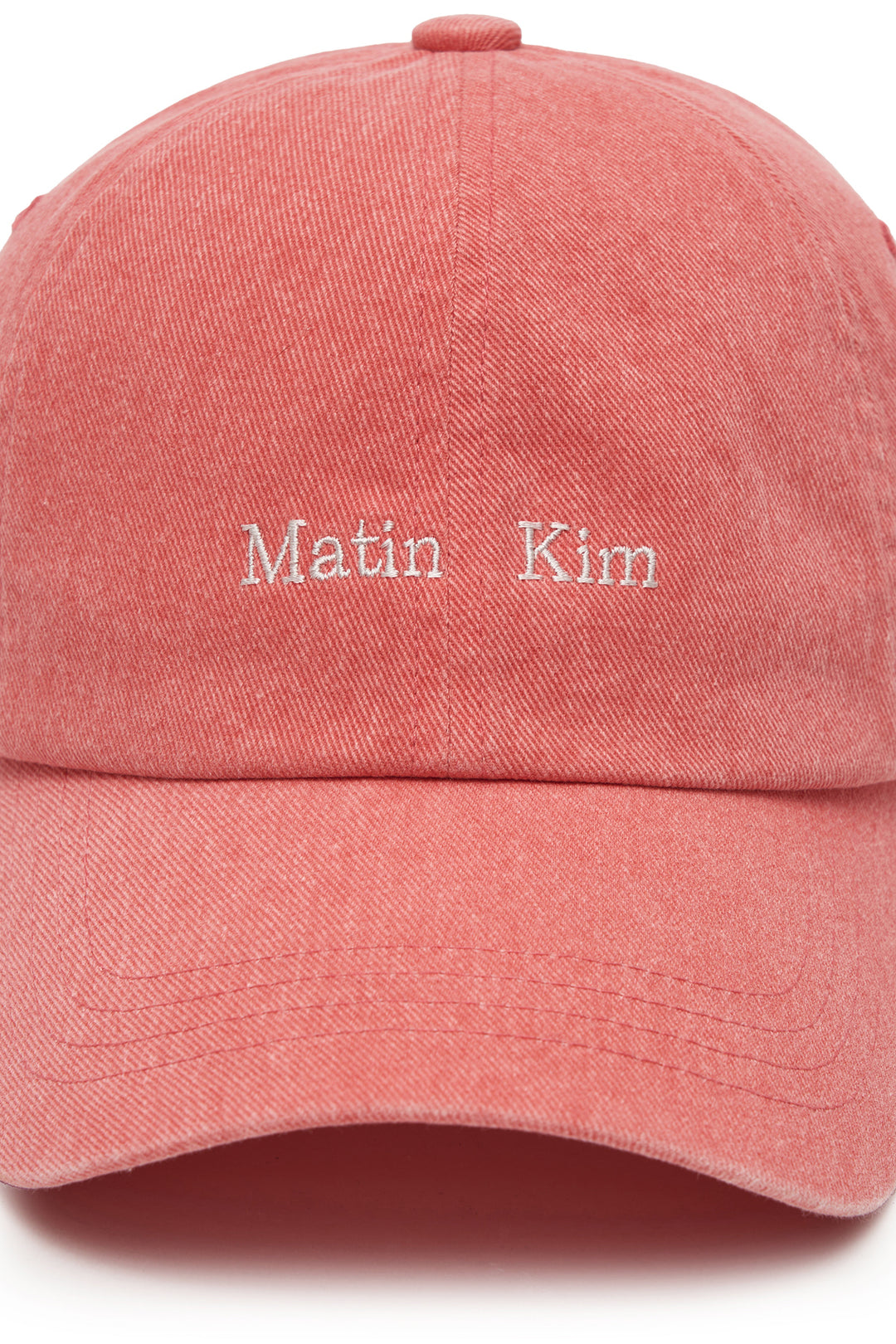 Matin Kim Mini Classic Logo Ball Cap Light — Orange