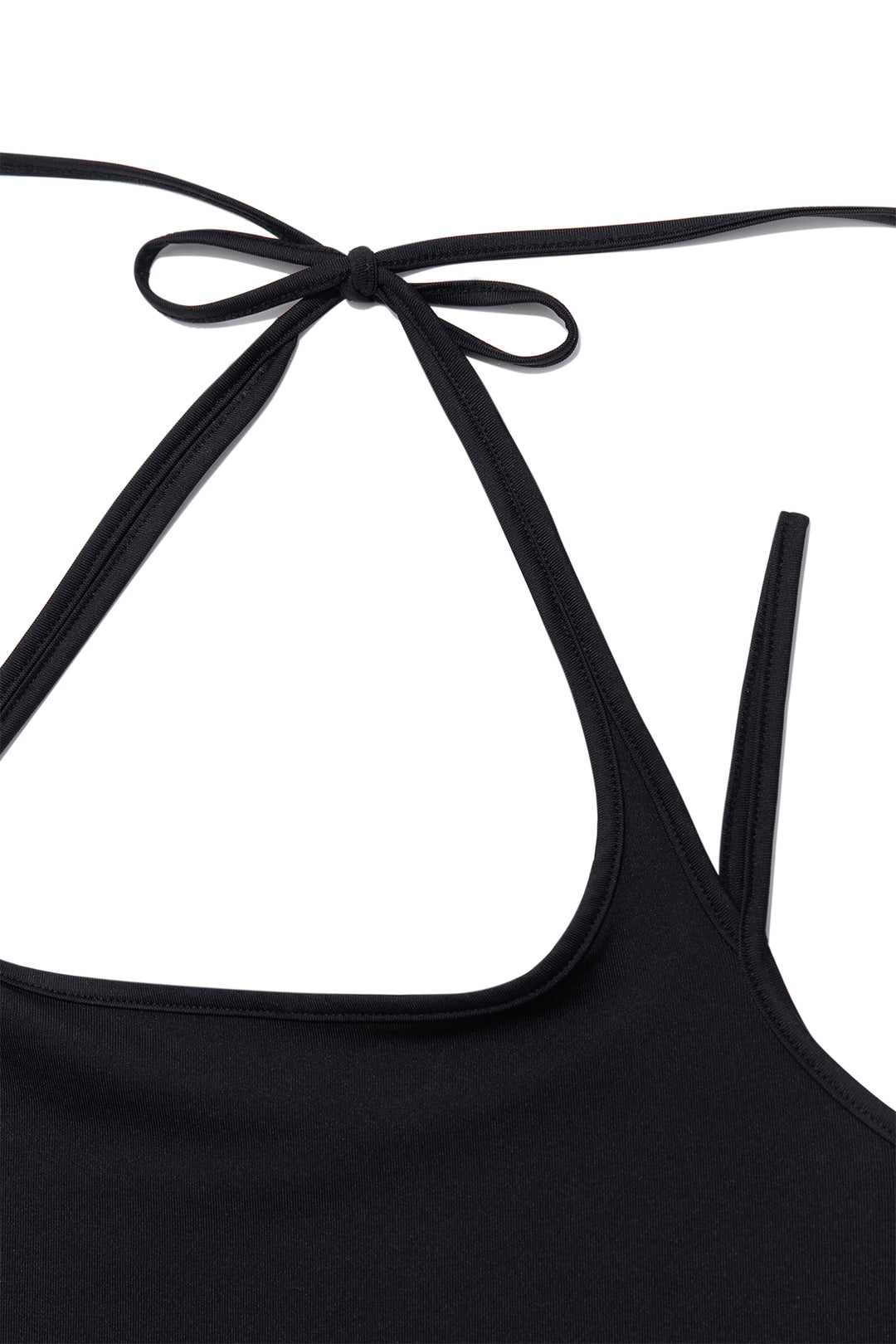 Matin Kim String Halter Neck Tank — Black