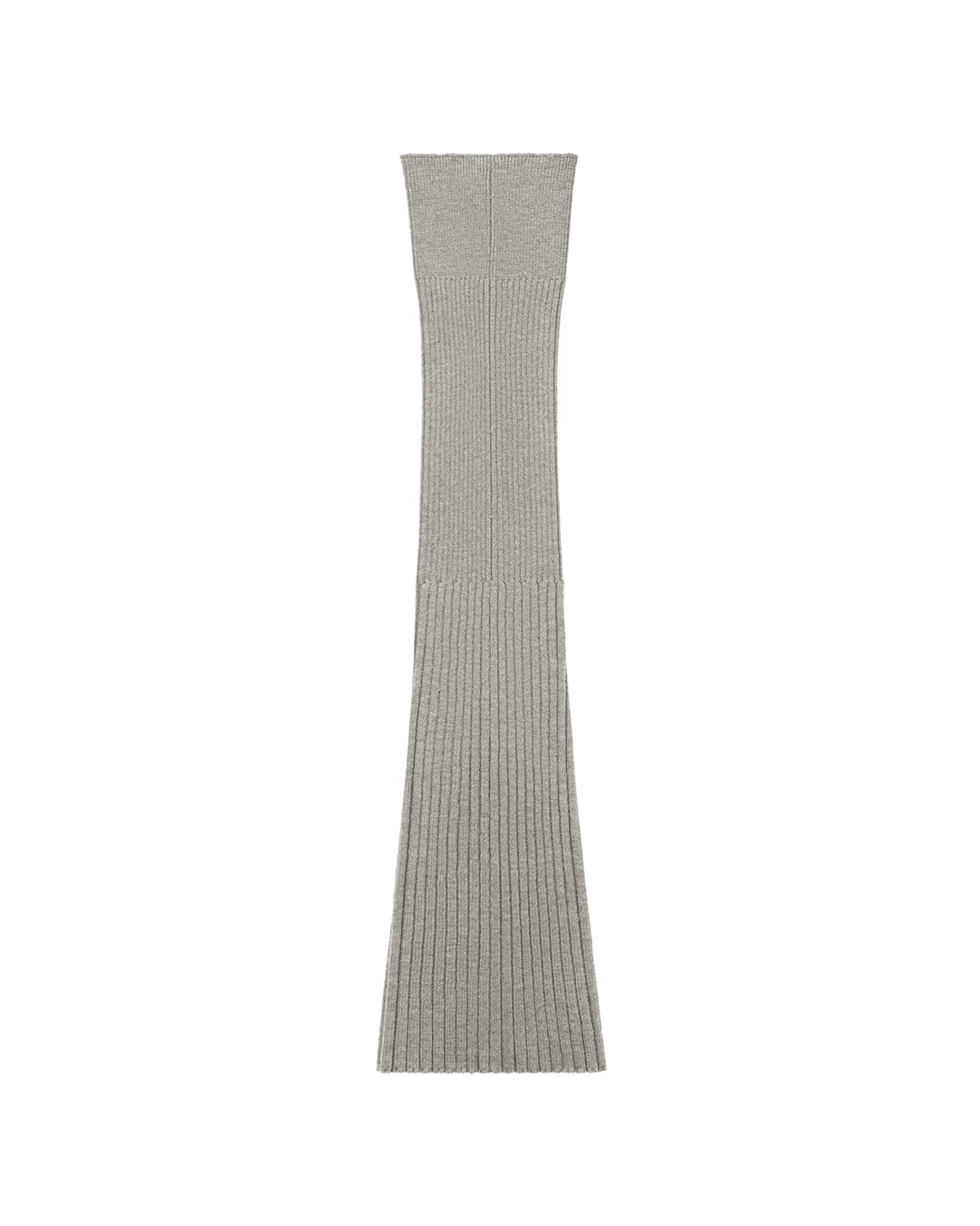 Stand Oil Snap Knit Leg Warmer — Gray