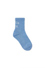 Matin Kim Big Logo Crew Socks — Blue