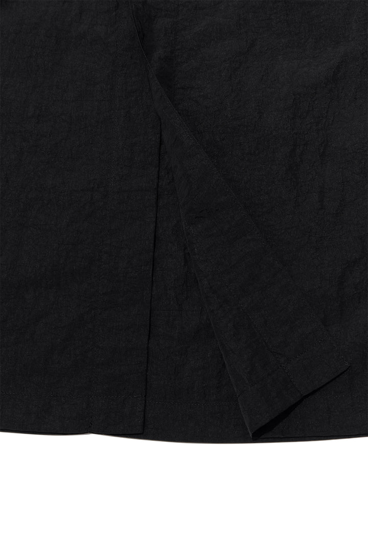 Matin Kim String Nylon Cargo Skirt — Black
