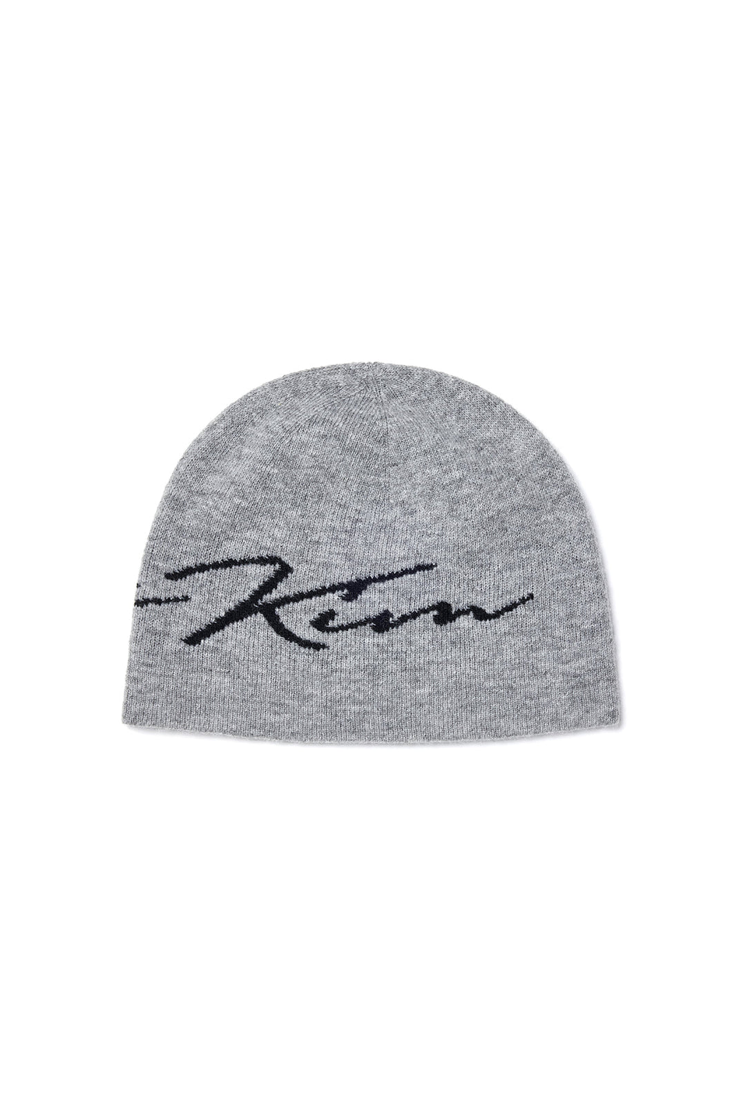 Matin Kim Logo Script Beanie — Gray