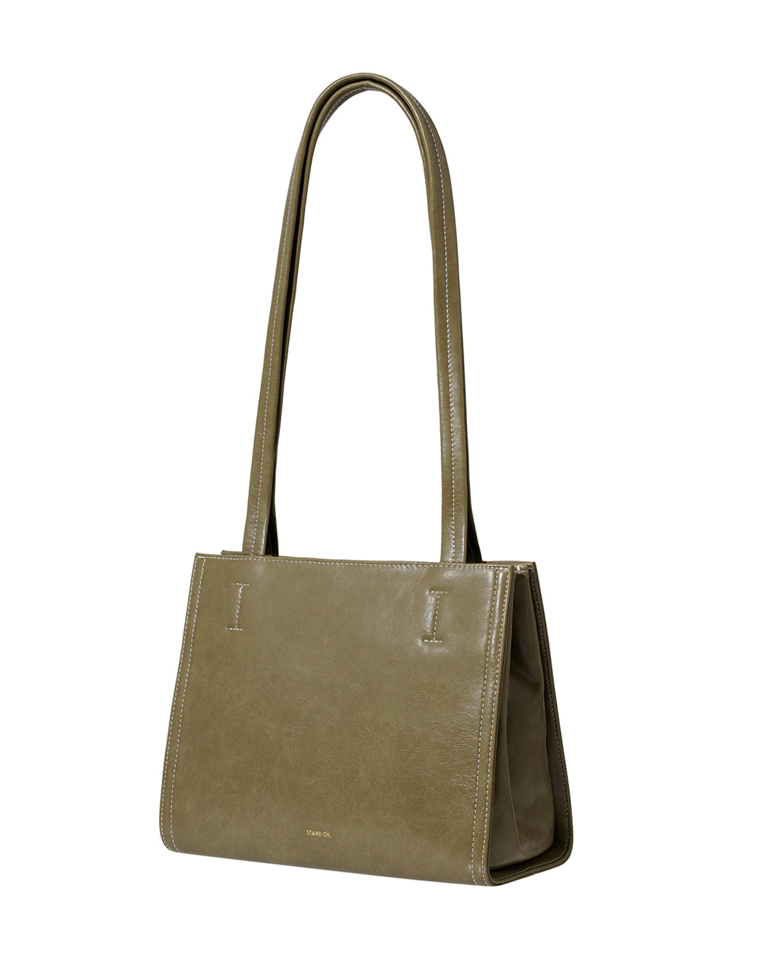 Stand Oil Oblong Mini Bag — Basil green