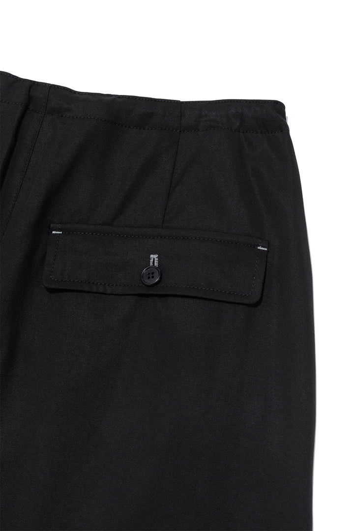 Matin Kim Button Point String Wide Pants — Black