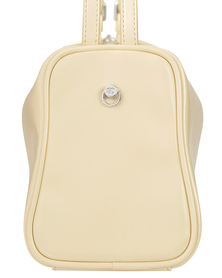 Stand Oil Melly Bag — Glossy Wrinkle Leather — Butter