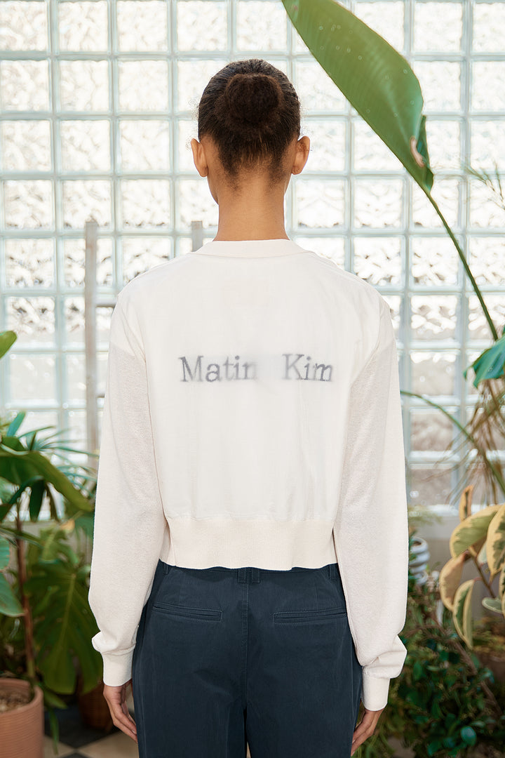Matin Kim Snap Pocket Point Fatigue Pants — Navy blue