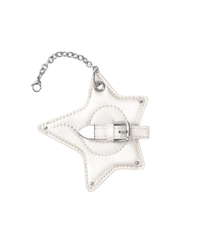 Stand Oil Cosmic Star Keyring — Pearl cream