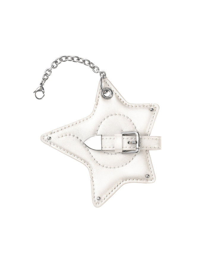 Stand Oil Cosmic Star Keyring — Pearl cream