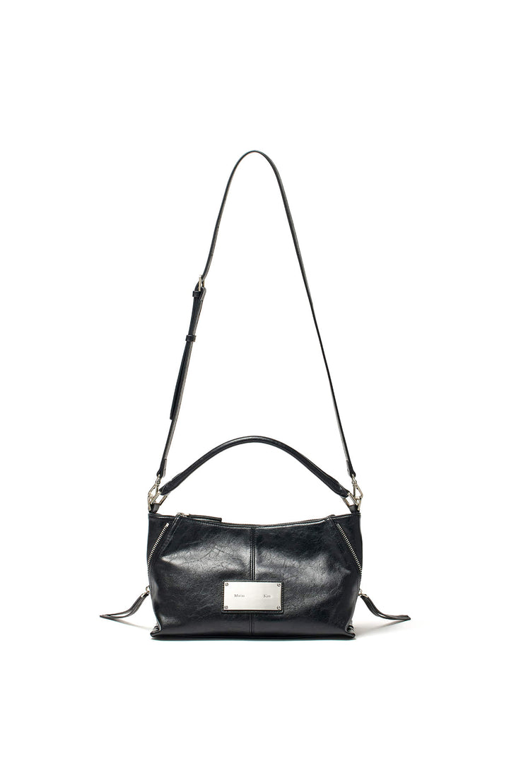 Matin Kim Side Zipper Two Way Bag — Black