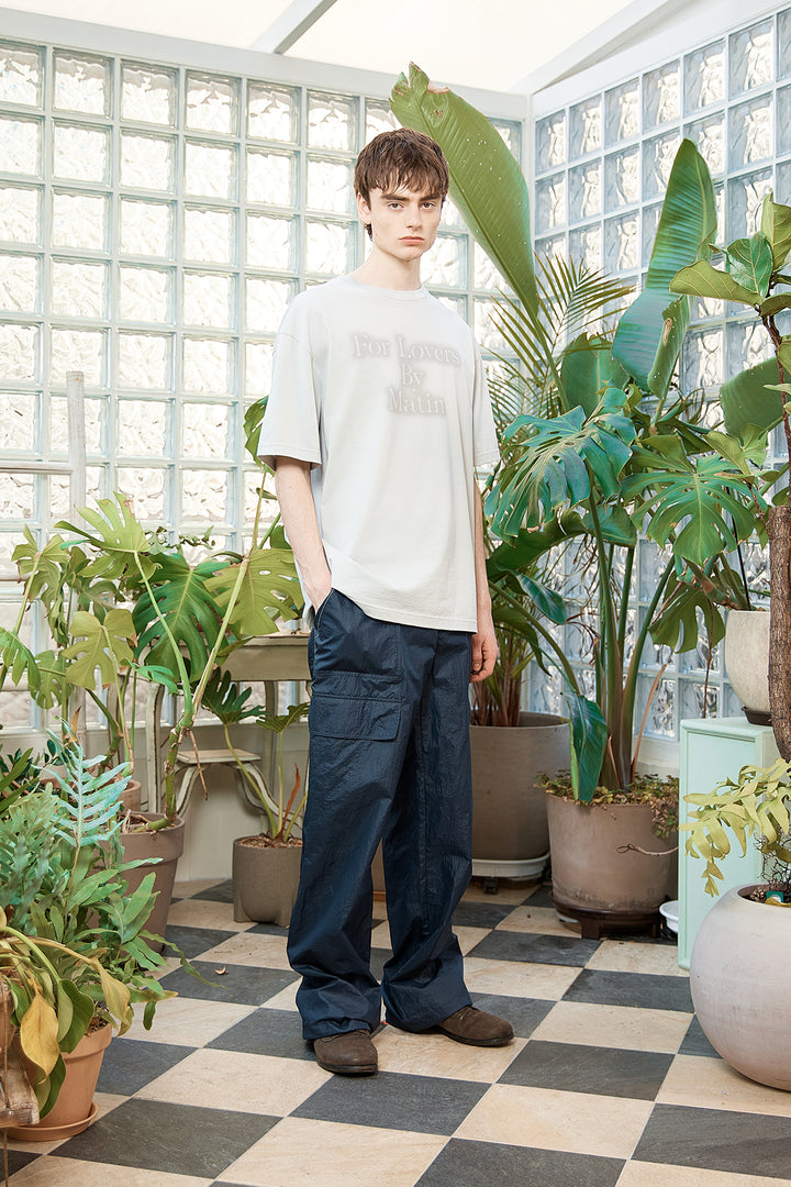 Matin Kim For Lovers Logo Point Top — Light Grey