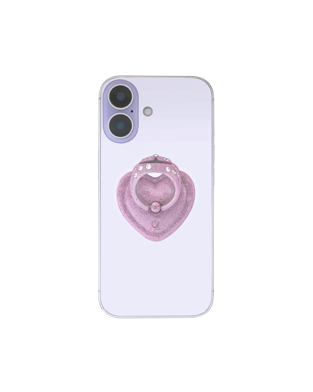 Stand Oil Princess Bear Grip Ring — Glitter Pink