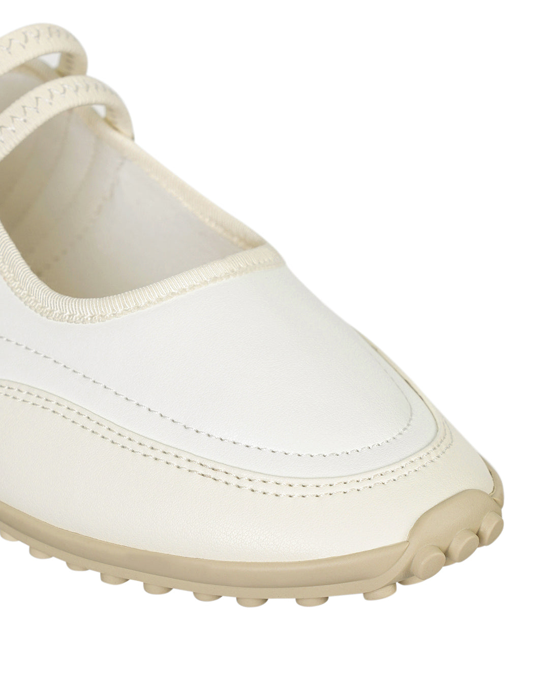 Stand Oil Strap Mary Jane Sneakers — Ivory
