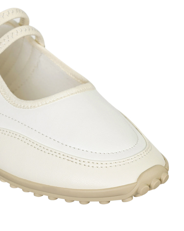 Stand Oil Strap Mary Jane Sneakers — Ivory