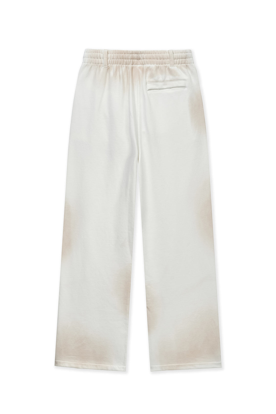 Matin Kim Vintage Washed Logo Sweatpants — Ivory