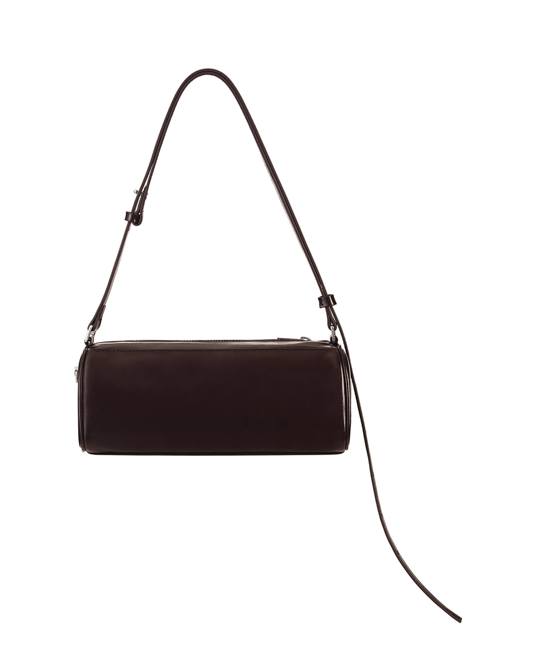 Stand Oil Chunky Bag — Glossy Wrinkled Leather — Maroon