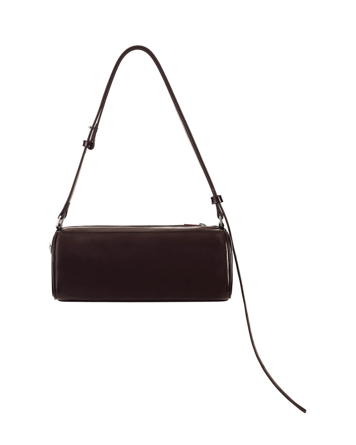 Stand Oil Chunky Bag — Glossy Wrinkled Leather — Maroon