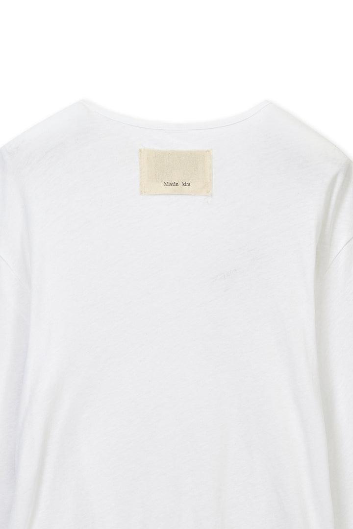 Matin Kim Tied Drapery Top — White
