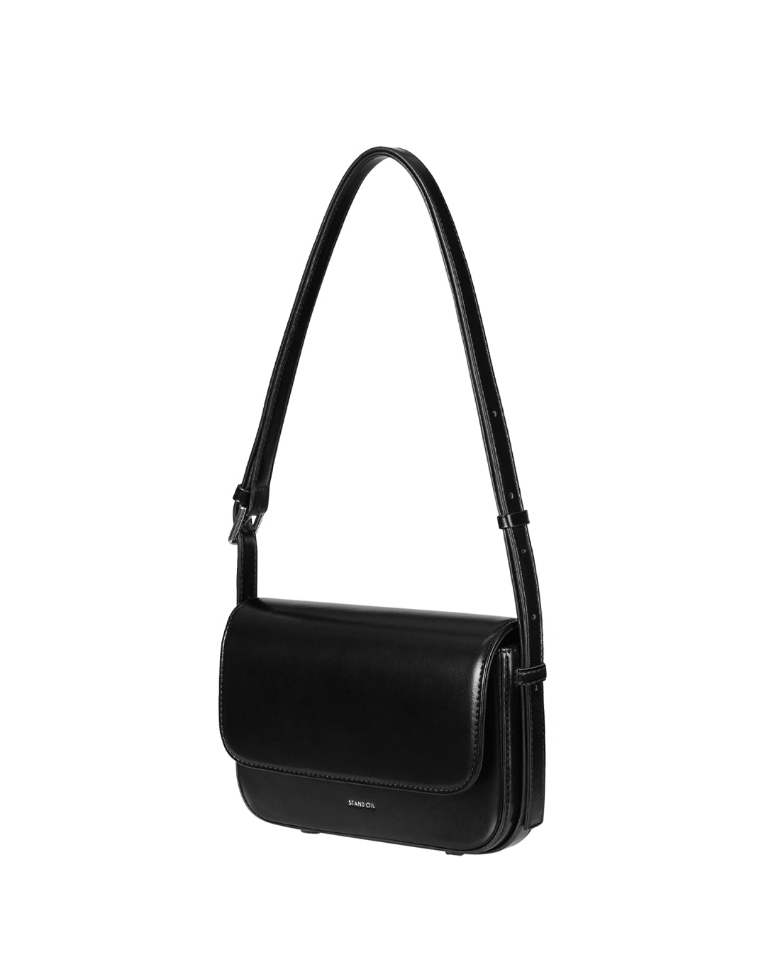 Stand Oil Riddle Bag — Minimal Crossbody — Black