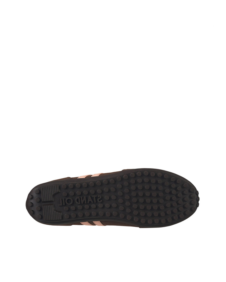 Stand Oil Strap Mary Jane Sneakers — Brown Combi