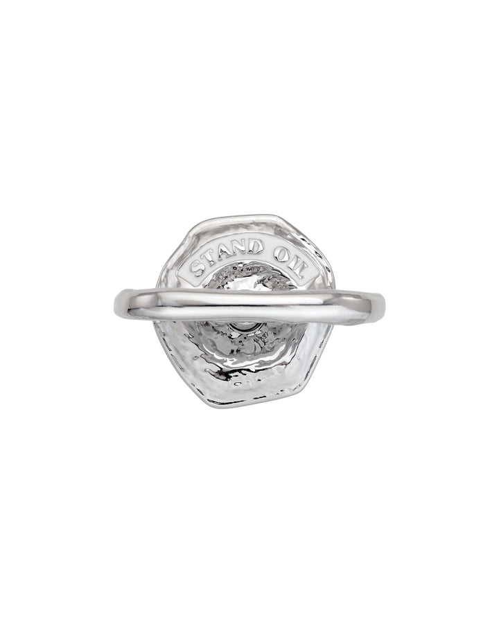 Stand Oil Door Handle Gripring — Silver
