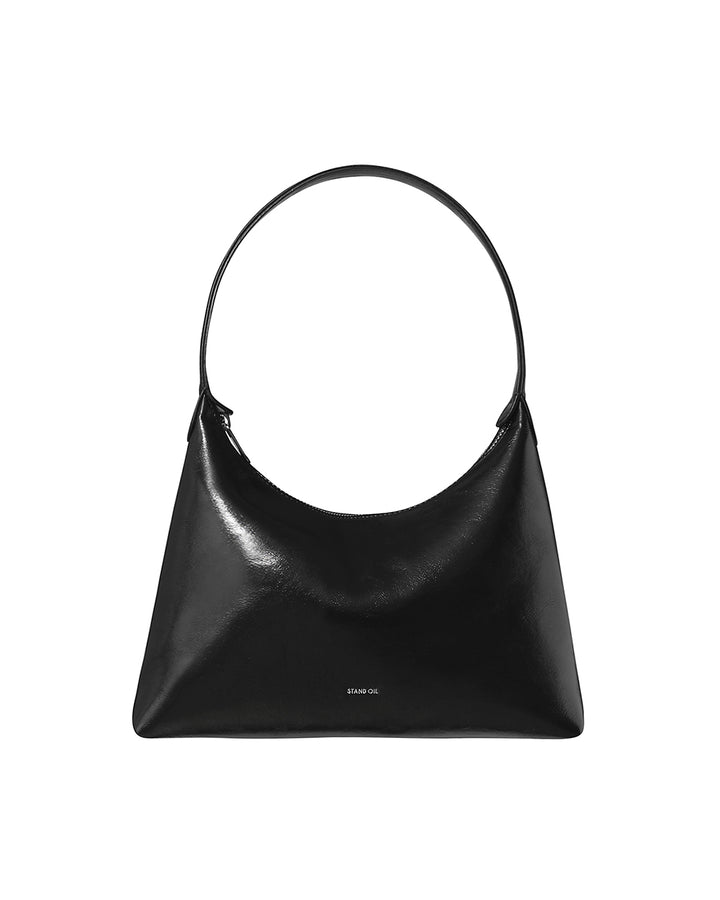 Stand Oil Plump Bag — Triangle Shoulder — Black
