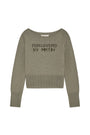 Matin Kim Punching Point Pullover — Olive