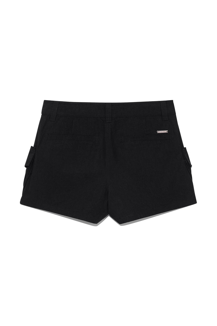 Matin Kim Big Pocket Volume Shorts — Black