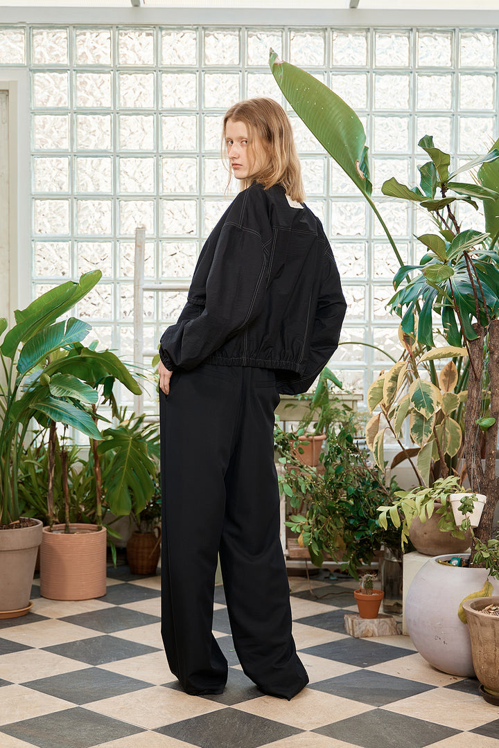 Matin Kim Layered Point String Light Jumper — Black